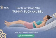 How to Lay Down After Tummy Tuck and BBL Without Pain